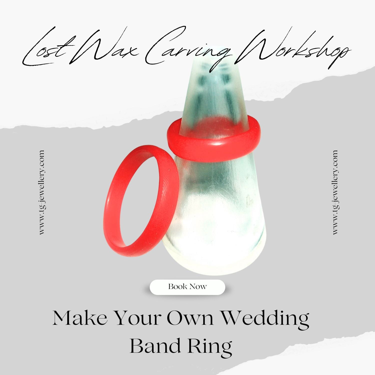 Couples Workshop: Create Your Own Wedding Rings with Lost Wax Carving