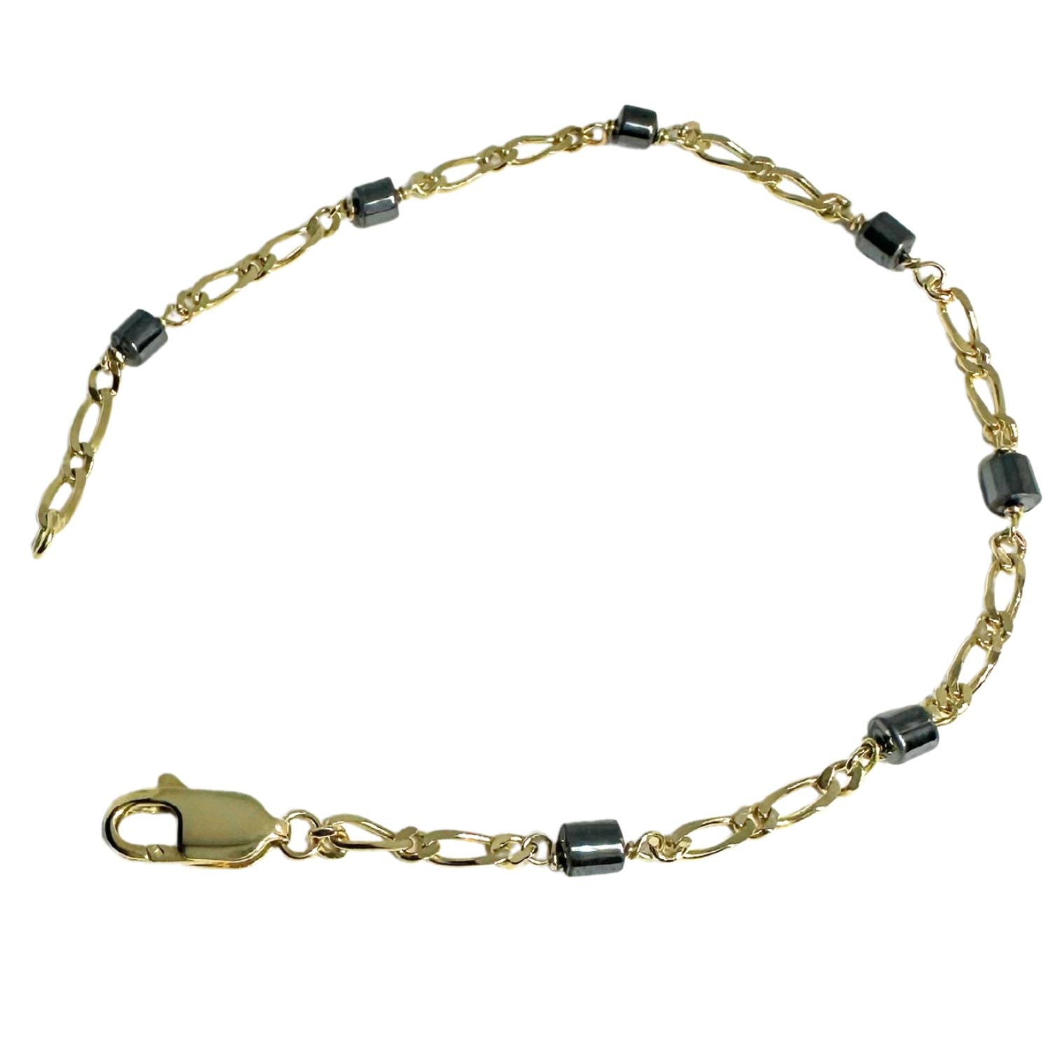 Hematite Men's Bracelet 18K