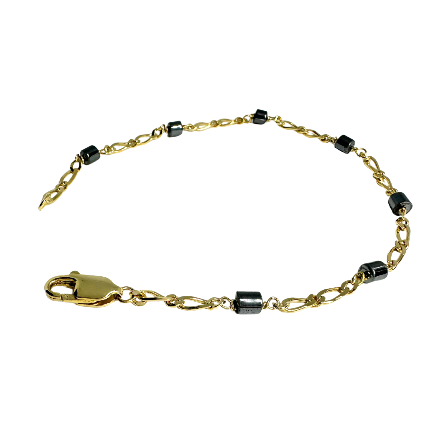 Hematite Men's Bracelet 18K