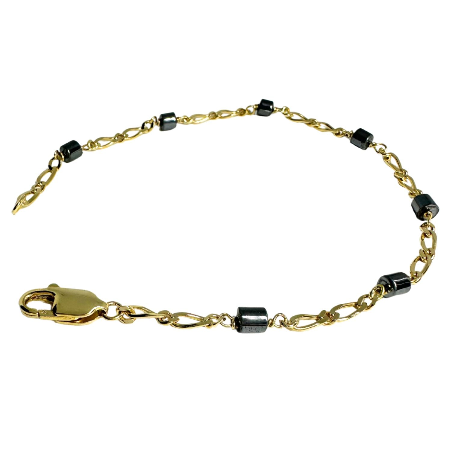 Hematite Men's Bracelet 18K