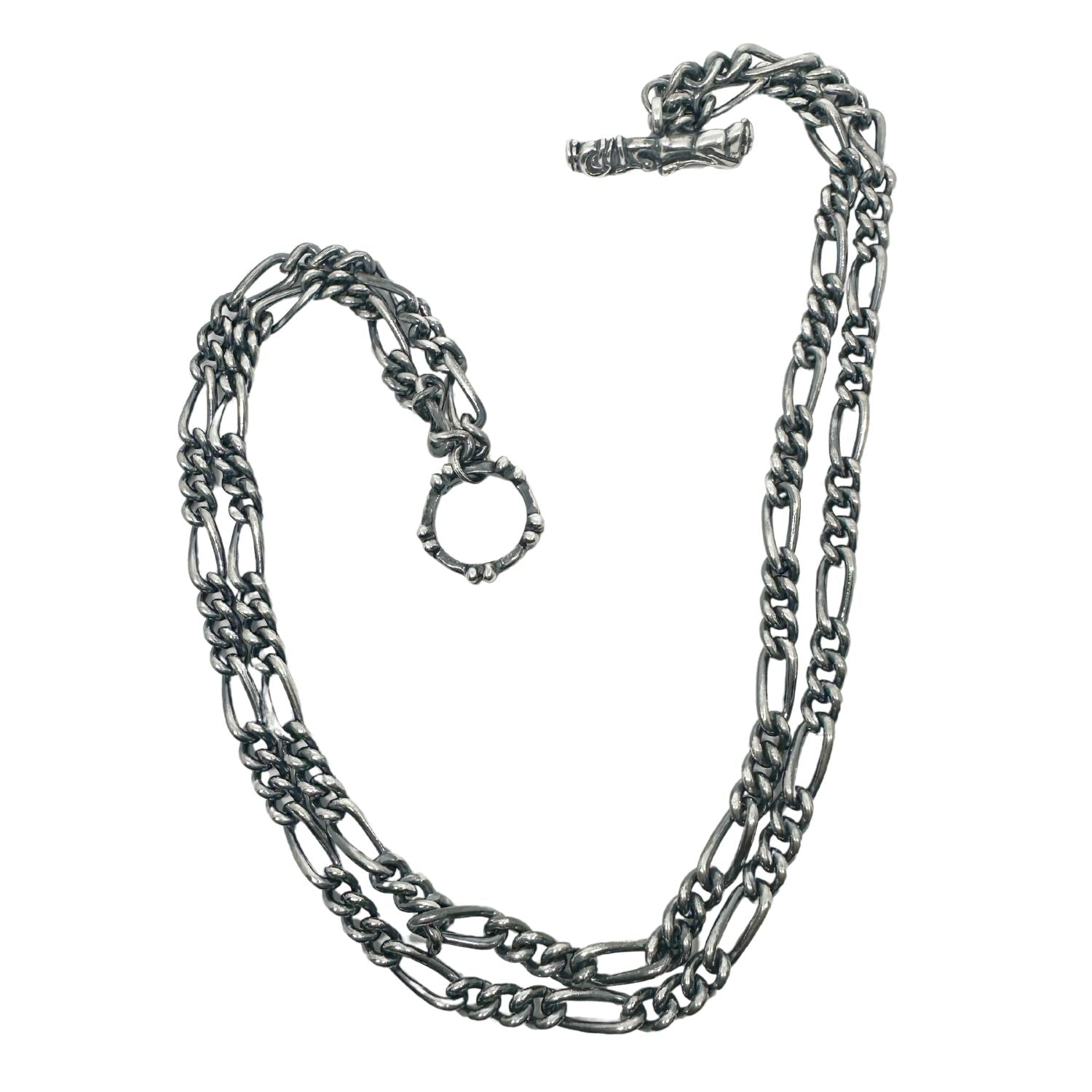 Celtic Dog 3 Double Figaro chain