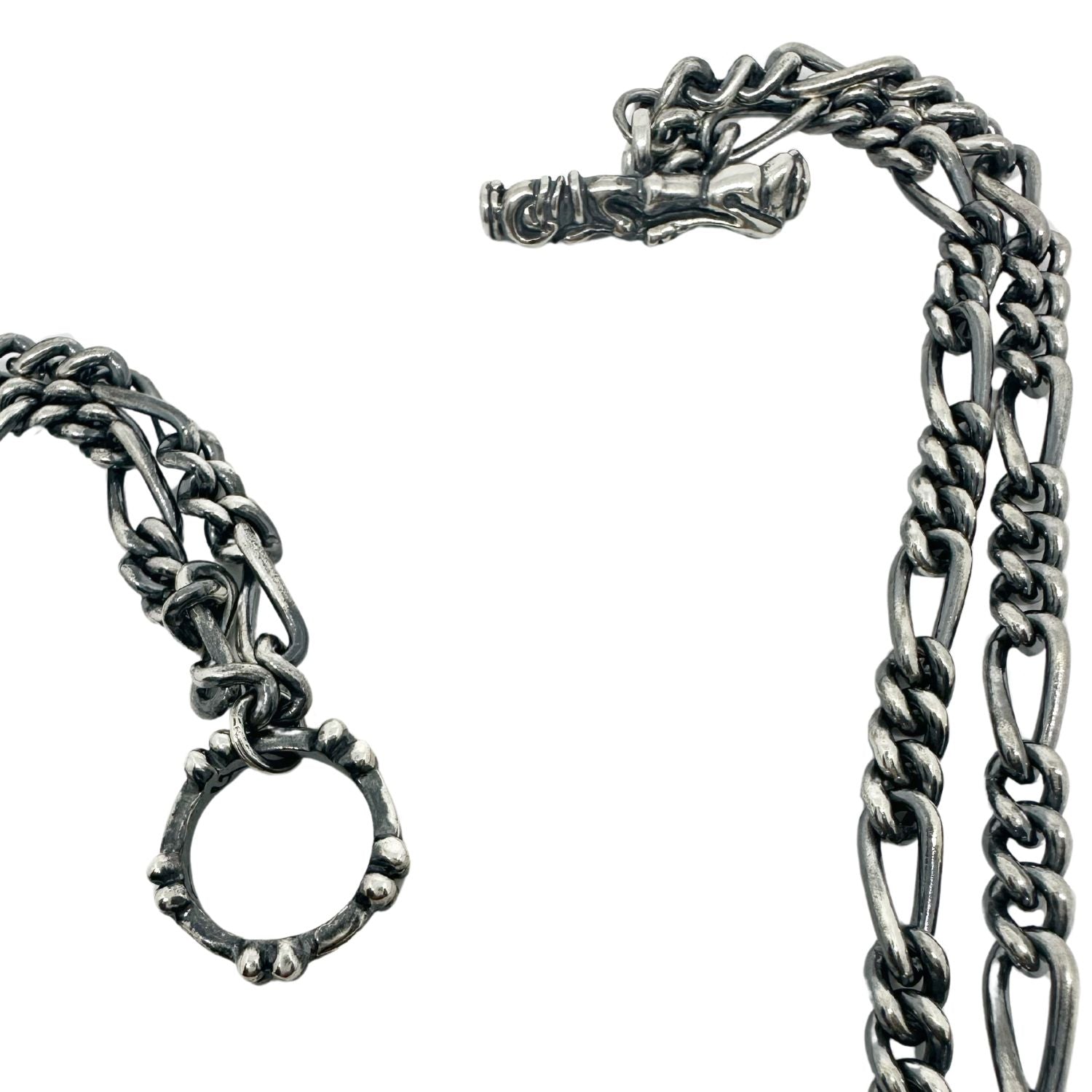 Celtic Dog 3 Double Figaro chain