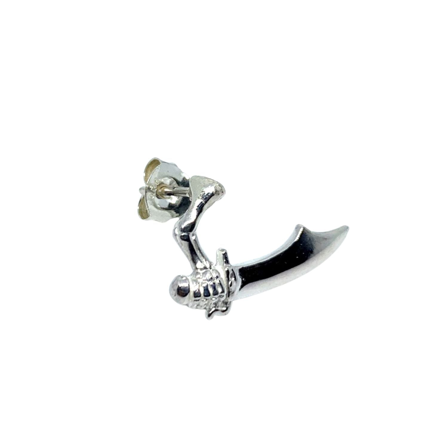 Skull curved dagger solo stud