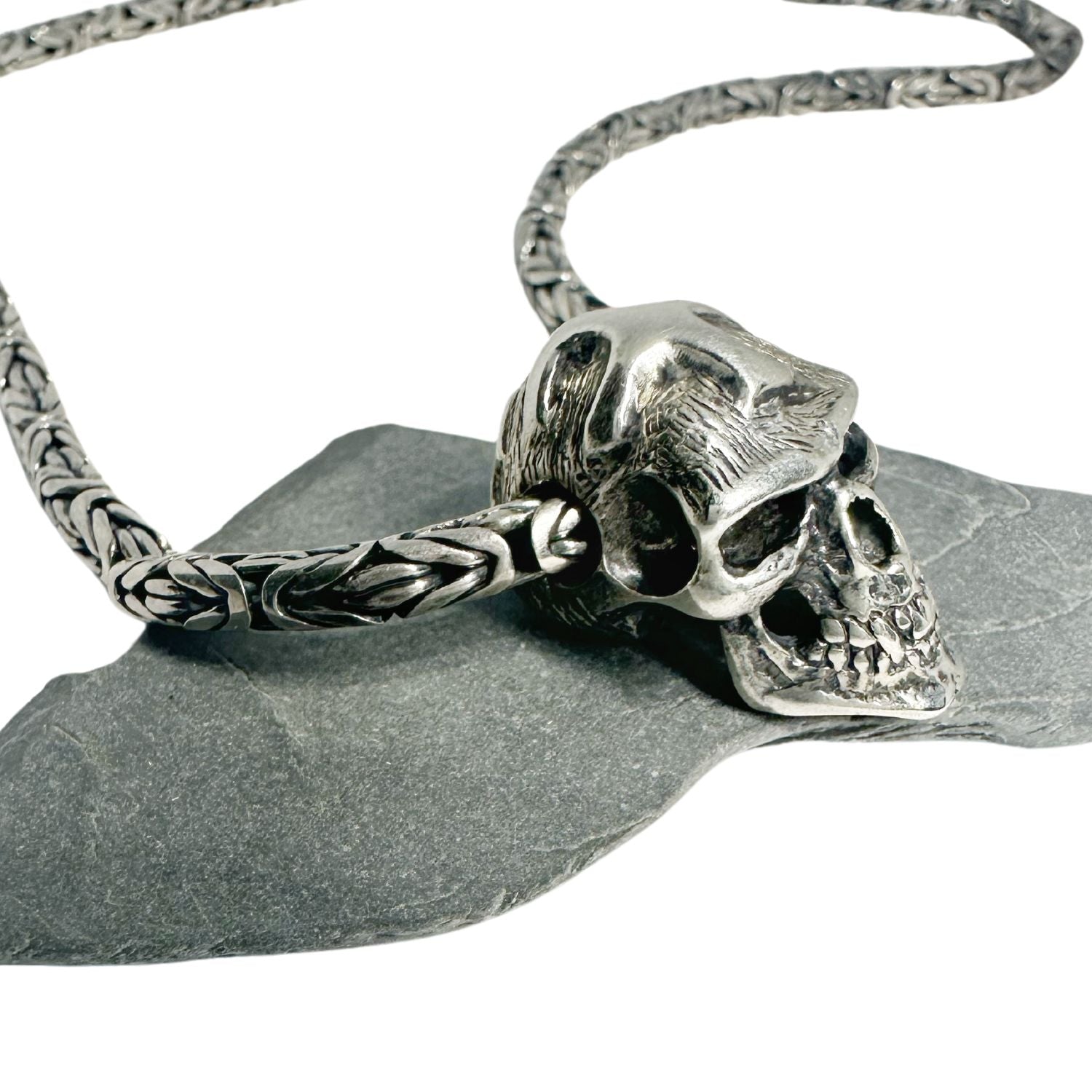 Japanese Good Luck Skull Necklace