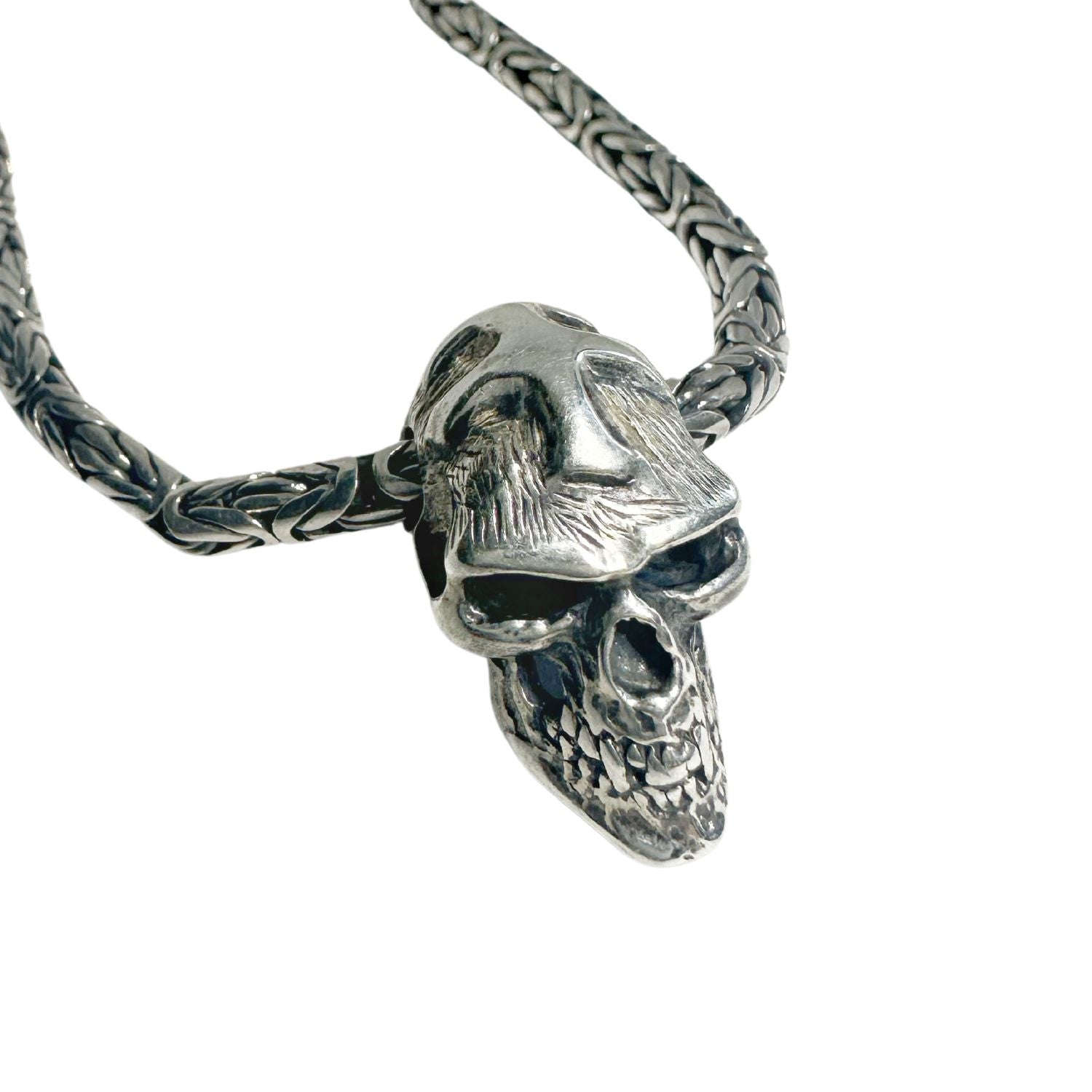 Japanese Good Luck Skull Necklace