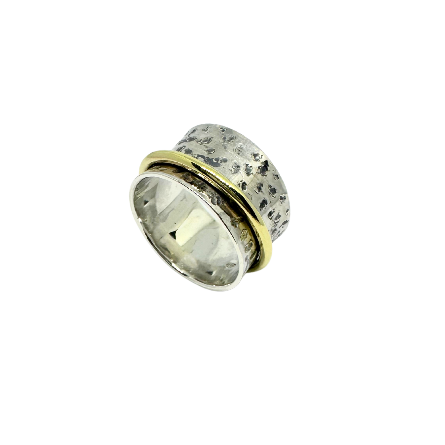 Spinner Ring With Brass