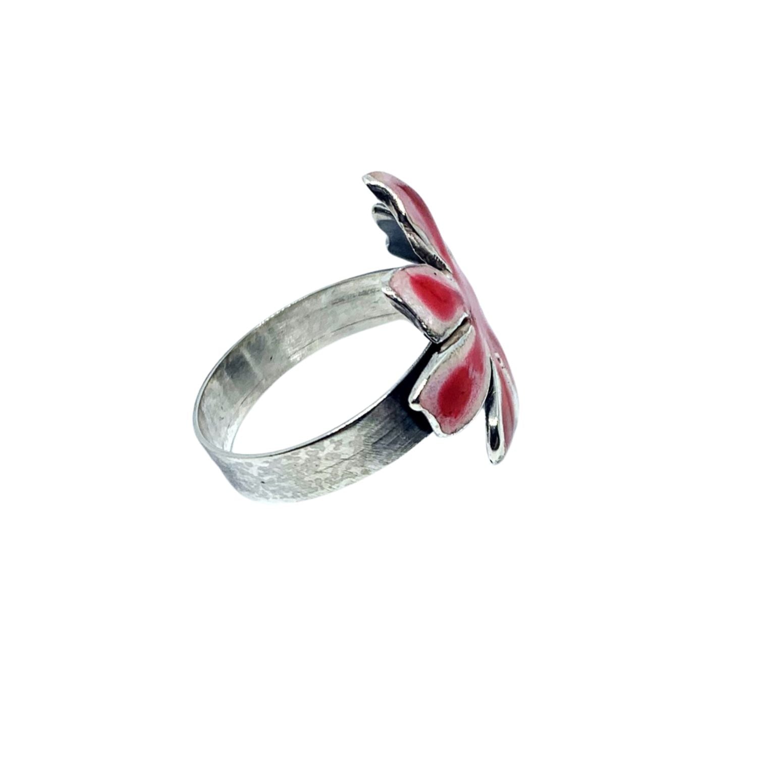 Flower Enamel Ring